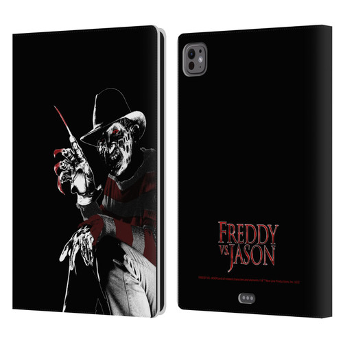 Freddy VS. Jason Graphics Freddy Leather Book Wallet Case Cover For Apple iPad Pro 11 M4 2024