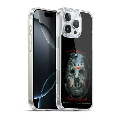 Freddy VS. Jason Graphics Jason's Birthday Soft Gel Case for Apple iPhone 16 Pro Max & MagSafe