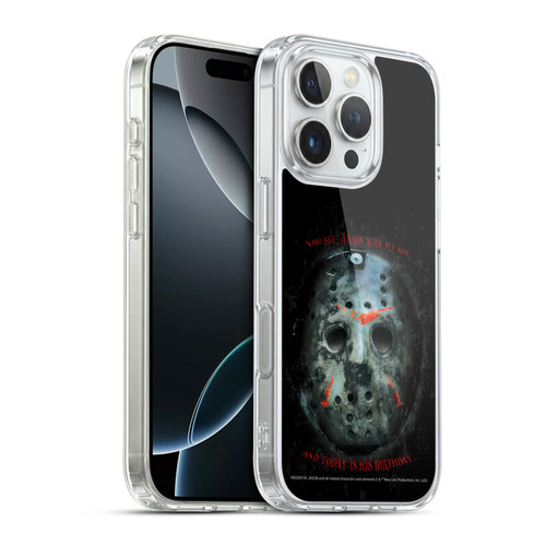 Freddy VS. Jason Graphics Jason's Birthday Soft Gel Case for Apple iPhone 16 Pro & MagSafe