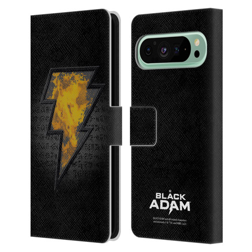 Black Adam Graphics Icon Leather Book Wallet Case Cover For Google Pixel 9 Pro XL