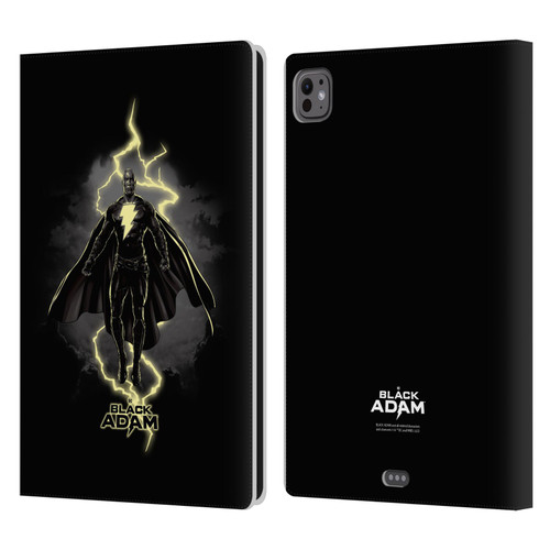Black Adam Graphics Lightning Leather Book Wallet Case Cover For Apple iPad Pro 11 M4 2024