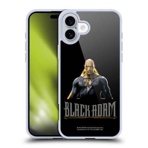 Black Adam Graphics Black Adam Soft Gel Case for Apple iPhone 16 Plus