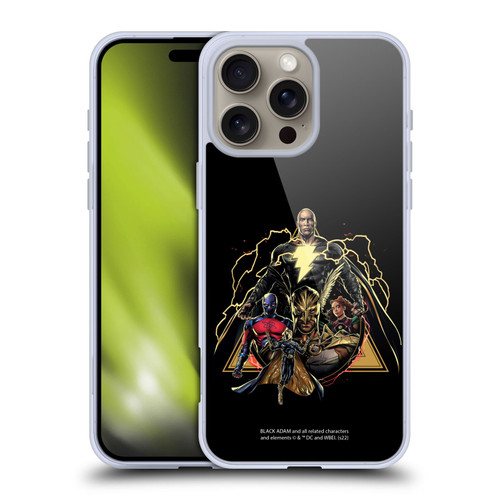Black Adam Graphics Group Soft Gel Case for Apple iPhone 16 Pro Max