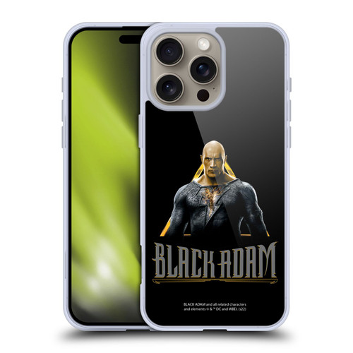 Black Adam Graphics Black Adam Soft Gel Case for Apple iPhone 16 Pro Max