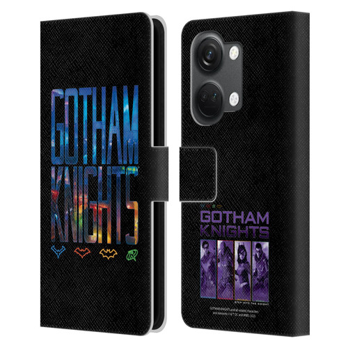 Gotham Knights Character Art Logo Leather Book Wallet Case Cover For OnePlus Nord 3 5G