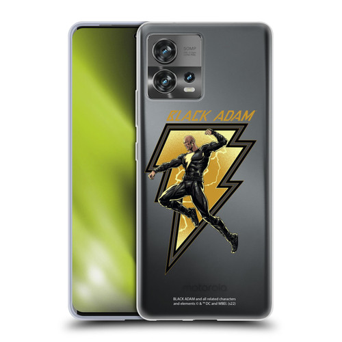 Black Adam Graphics Black Adam 2 Soft Gel Case for Motorola Moto Edge 30 Fusion