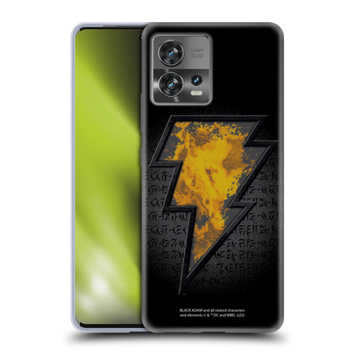 Black Adam Graphics Icon Soft Gel Case for Motorola Moto Edge 30 Fusion