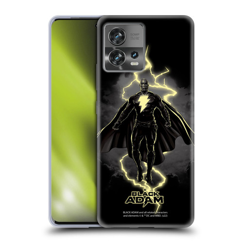 Black Adam Graphics Lightning Soft Gel Case for Motorola Moto Edge 30 Fusion