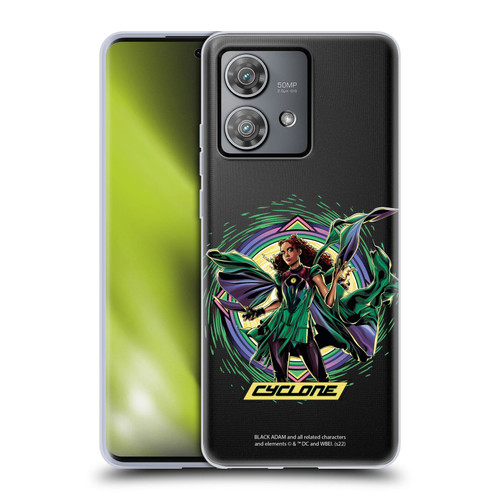 Black Adam Graphics Cyclone Soft Gel Case for Motorola Edge 40 Neo 5G