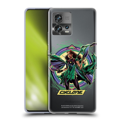 Black Adam Graphics Cyclone Soft Gel Case for Motorola Moto Edge 30 Fusion