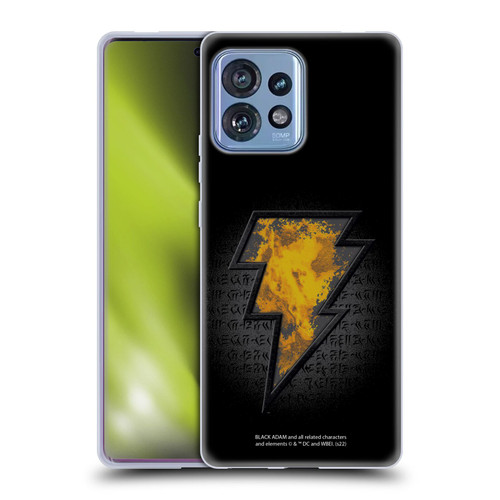 Black Adam Graphics Icon Soft Gel Case for Motorola Moto Edge 40 Pro