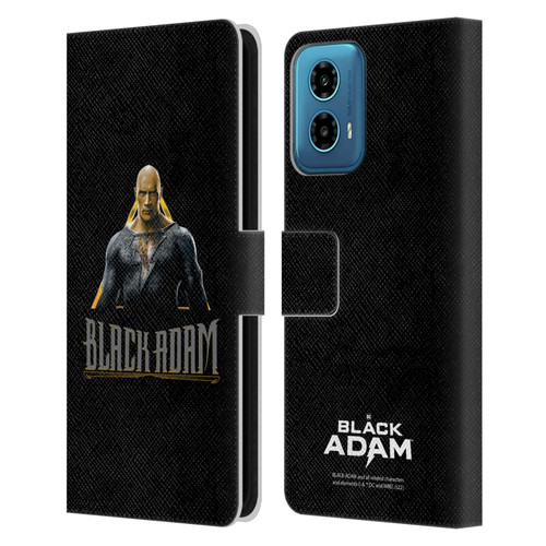 Black Adam Graphics Black Adam Leather Book Wallet Case Cover For Motorola Moto G34 5G