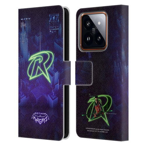 Gotham Knights Character Art Robin Leather Book Wallet Case Cover For Xiaomi 14