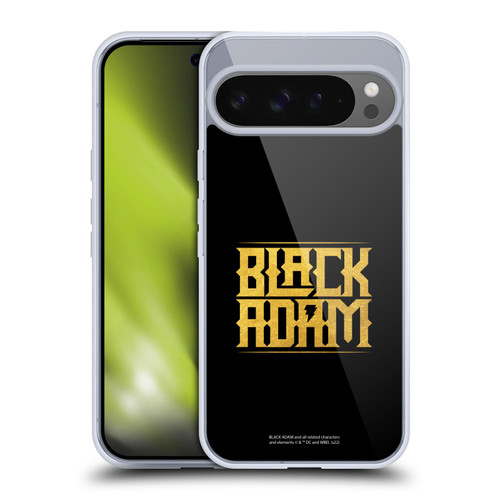 Black Adam Graphics Logotype Soft Gel Case for Google Pixel 9 Pro XL