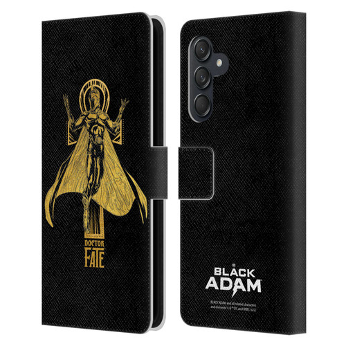 Black Adam Graphics Doctor Fate Leather Book Wallet Case Cover For Samsung Galaxy M55 5G