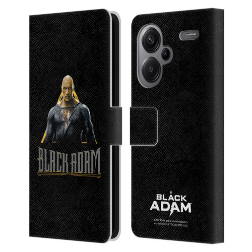 Black Adam Graphics Black Adam Leather Book Wallet Case Cover For Xiaomi Redmi Note 13 Pro Plus 5G