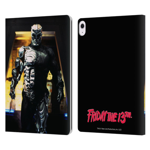 Friday the 13th: Jason X Graphics Jason Cyborg Leather Book Wallet Case Cover For Apple iPad Air 13 2024