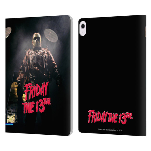 Friday the 13th: Jason X Graphics Jason Voorhees Leather Book Wallet Case Cover For Apple iPad Air 13 2024