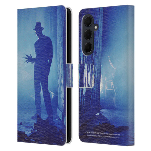 A Nightmare On Elm Street 3 Dream Warriors Graphics Freddy Leather Book Wallet Case Cover For Samsung Galaxy A35 5G