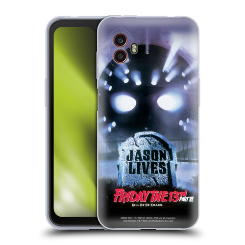Friday the 13th Part VI Jason Lives Key Art Poster Soft Gel Case for Samsung Galaxy Xcover6 Pro/Pro2
