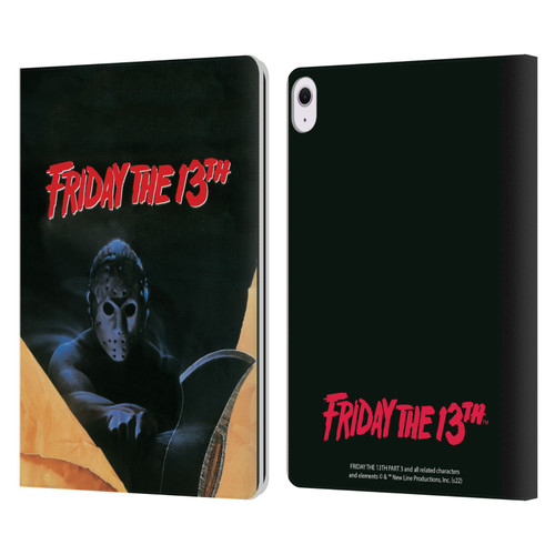 Friday the 13th Part III Key Art Poster 2 Leather Book Wallet Case Cover For Apple iPad Air 13 2024