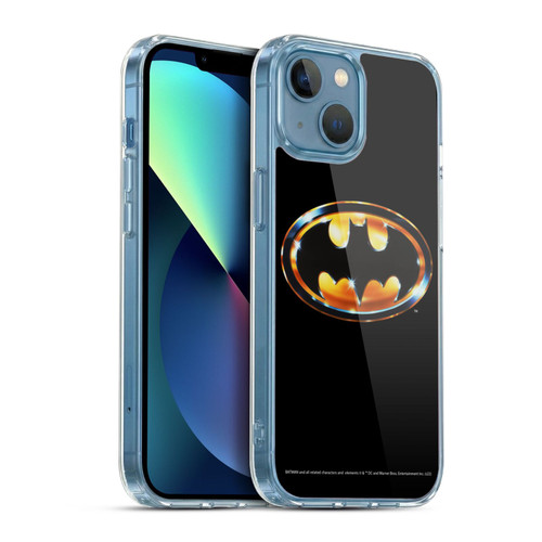 Batman (1989) Key Art Logo Soft Gel Case for Apple iPhone 13 Mini