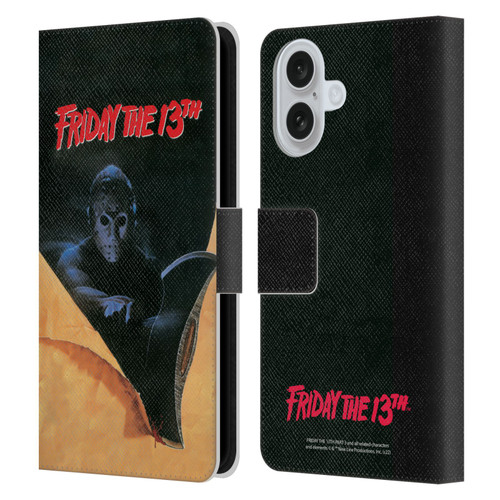 Friday the 13th Part III Key Art Poster 2 Leather Book Wallet Case Cover For Apple iPhone 16