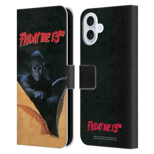 Friday the 13th Part III Key Art Poster 2 Leather Book Wallet Case Cover For Apple iPhone 16 Plus