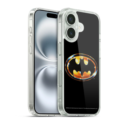 Batman (1989) Key Art Logo Soft Gel Case for Apple iPhone 16