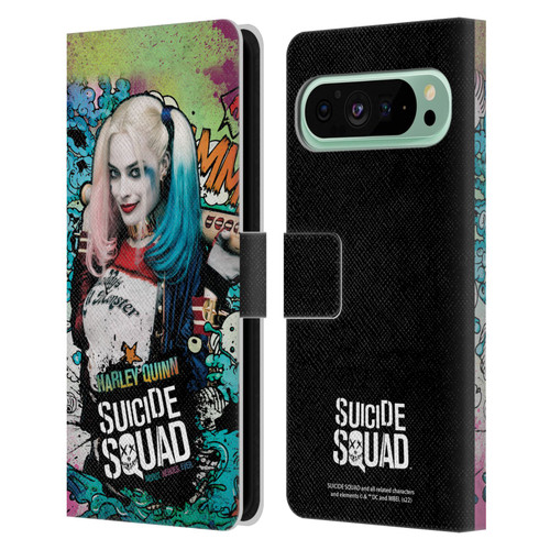 Suicide Squad 2016 Graphics Harley Quinn Poster Leather Book Wallet Case Cover For Google Pixel 9 Pro XL