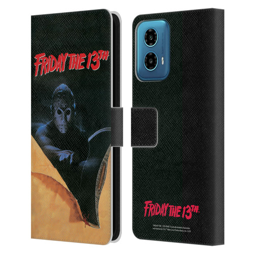 Friday the 13th Part III Key Art Poster 2 Leather Book Wallet Case Cover For Motorola Moto G34 5G
