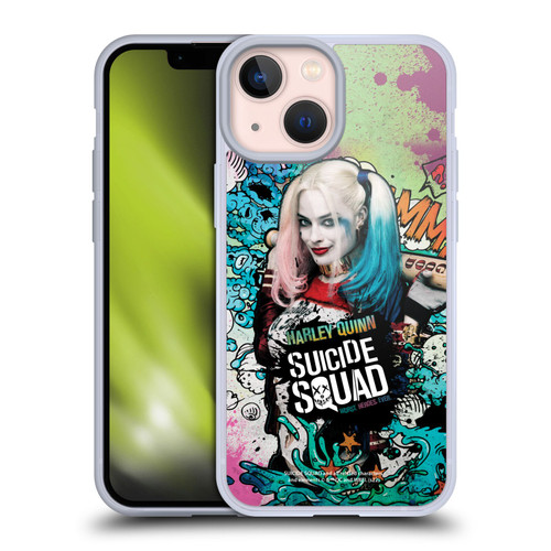 Suicide Squad 2016 Graphics Harley Quinn Poster Soft Gel Case for Apple iPhone 13 Mini