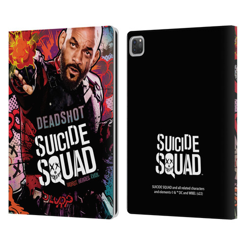 Suicide Squad 2016 Graphics Deadshot Poster Leather Book Wallet Case Cover For Apple iPad Pro 13 M4 2024