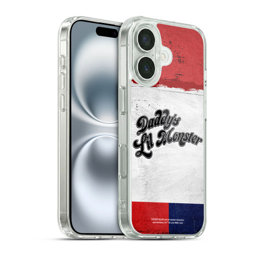 Suicide Squad 2016 Graphics Harley Quinn Costume Soft Gel Case for Apple iPhone 16 & MagSafe