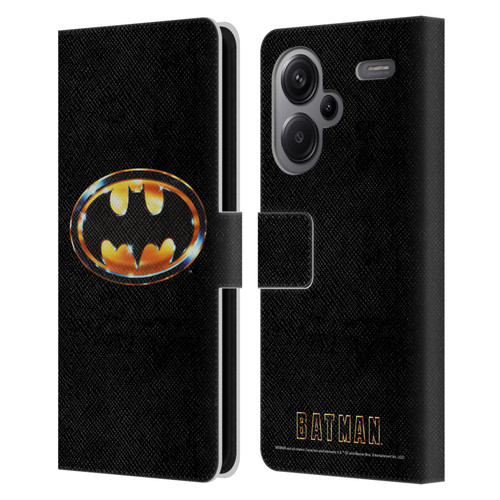 Batman (1989) Key Art Logo Leather Book Wallet Case Cover For Xiaomi Redmi Note 13 Pro Plus 5G
