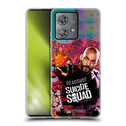 Suicide Squad 2016 Graphics Deadshot Poster Soft Gel Case for Motorola Edge 40 Neo 5G