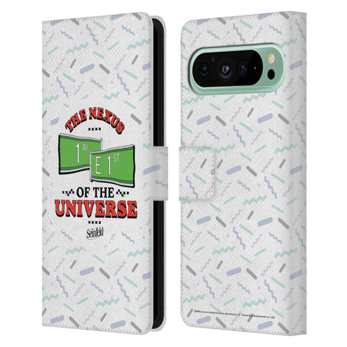 Seinfeld Graphics Nexus Of The Universe Leather Book Wallet Case Cover For Google Pixel 9 Pro XL