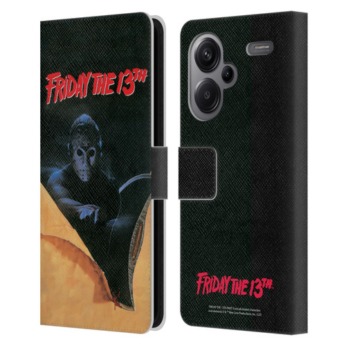 Friday the 13th Part III Key Art Poster 2 Leather Book Wallet Case Cover For Xiaomi Redmi Note 13 Pro Plus 5G