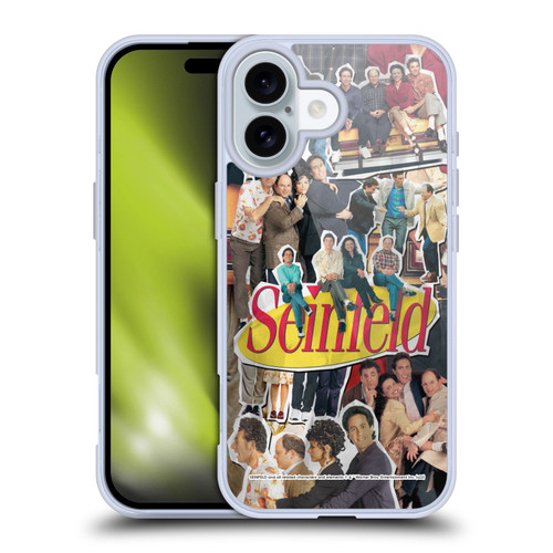 Seinfeld Graphics Collage Soft Gel Case for Apple iPhone 16