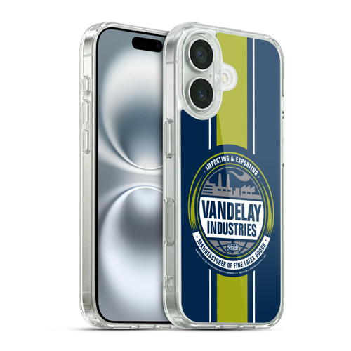 Seinfeld Graphics Vandelay Industries Soft Gel Case for Apple iPhone 16 & MagSafe