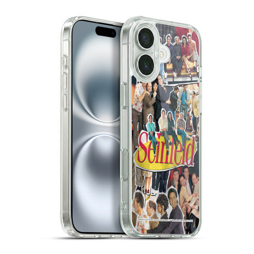 Seinfeld Graphics Collage Soft Gel Case for Apple iPhone 16 Plus & MagSafe