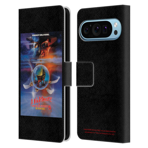 A Nightmare On Elm Street: The Dream Child Graphics Poster Leather Book Wallet Case Cover For Google Pixel 9 / Pixel 9 Pro