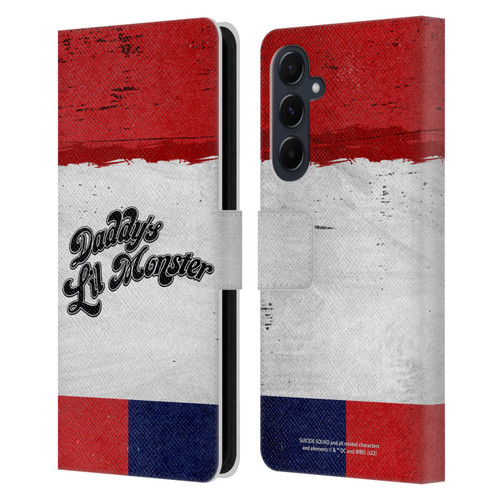 Suicide Squad 2016 Graphics Harley Quinn Costume Leather Book Wallet Case Cover For Samsung Galaxy A55 5G