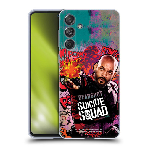 Suicide Squad 2016 Graphics Deadshot Poster Soft Gel Case for Samsung Galaxy M55 5G