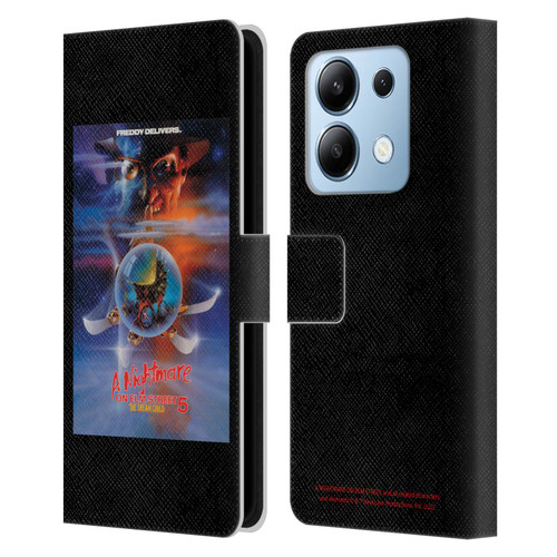 A Nightmare On Elm Street: The Dream Child Graphics Poster Leather Book Wallet Case Cover For Xiaomi Redmi Note 13/13 Pro 5G