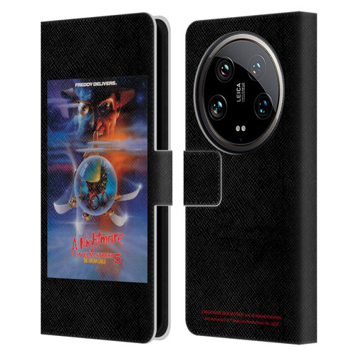 A Nightmare On Elm Street: The Dream Child Graphics Poster Leather Book Wallet Case Cover For Xiaomi 14 Ultra