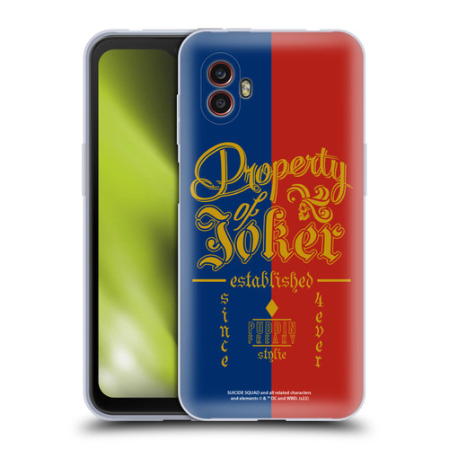 Suicide Squad 2016 Graphics Property Of Joker Soft Gel Case for Samsung Galaxy Xcover6 Pro/Pro2