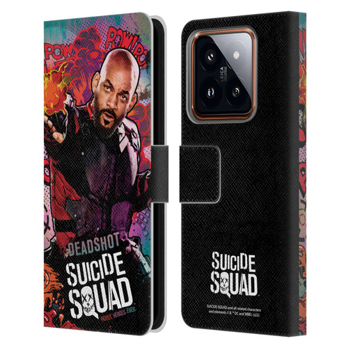 Suicide Squad 2016 Graphics Deadshot Poster Leather Book Wallet Case Cover For Xiaomi 14
