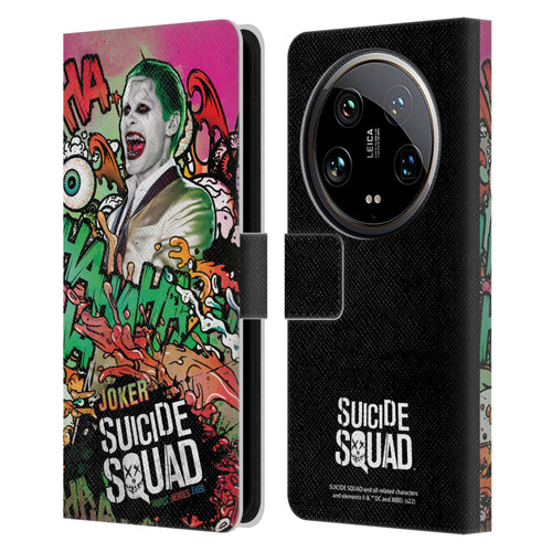 Suicide Squad 2016 Graphics Joker Poster Leather Book Wallet Case Cover For Xiaomi 14 Ultra