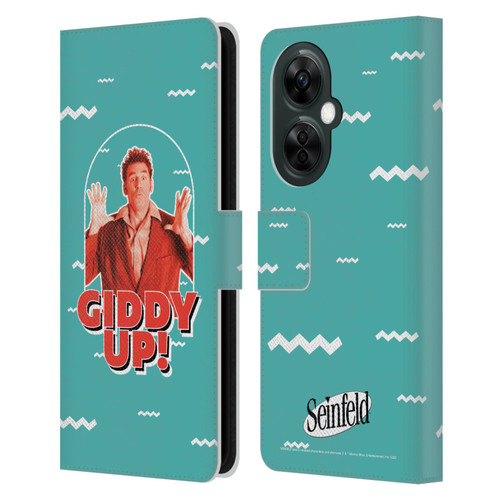 Seinfeld Graphics Giddy Up! Leather Book Wallet Case Cover For OnePlus Nord CE 3 Lite 5G